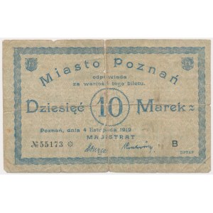 Poznan, 10 marks 1919