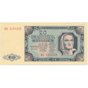 20 zlatých 1948 - HL -