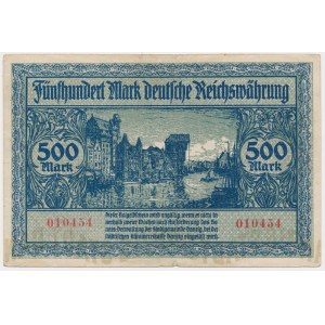 Gdansk, 500 mariek 1922