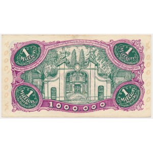 Gdaňsk, 1 milion marek 08. srpna 1923 - číslice 5 s ❊ nepřevrácená -.