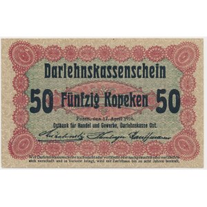 Posen, 50 Kopecks 1916 - short clause (P2c) - PMG 66 EPQ