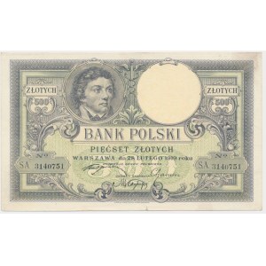 500 zlotých 1919 - SA. -