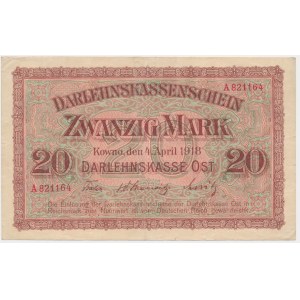 Kowno, 20 Mark 1918 - A -