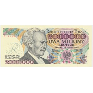 2 miliony złotych 1992 - B -