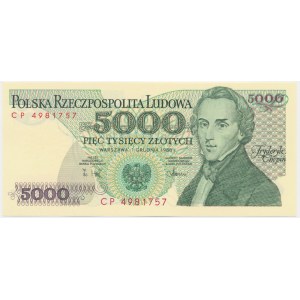 5,000 PLN 1988 - CP -.