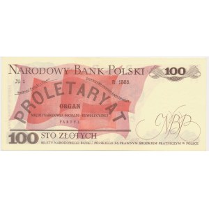 100 Zloty 1976 - EF - seltener Brief