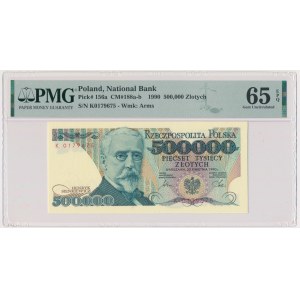 500.000 złotych 1990 - K - PMG 65 EPQ