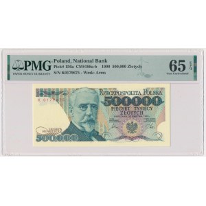 500,000 PLN 1990 - K - PMG 65 EPQ