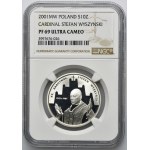 10 złotych 2001 ks.kardynał Stefan Wyszyński - NGC PF69 ULTRA CAMEO