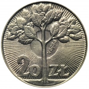 PRÓBA, 20 złotych 1973 Drzewo