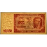 100 złotych 1948 - DF - rzadsza odmiana