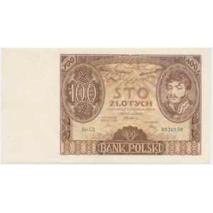 100 Gold 1934 - Ser.C.S. - keine zusätzlichen znw. -