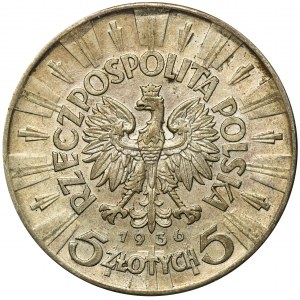 Pilsudski, 5 Zloty 1936