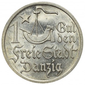 Slobodné mesto Gdansk, 1 gulden 1923 Koga