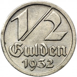 Wolne Miasto Gdańsk, 1/2 guldena 1932