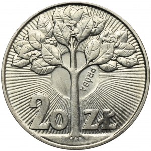 PRÓBA, 20 złotych 1973 Drzewo