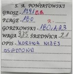 Poniatowski, Grosz Varšava 1791 EB