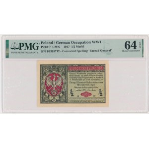 1/2 marki 1916 - Generał - PMG 64 EPQ