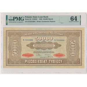 50,000 marks 1922 - N - PMG 64