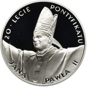 10 złotych 1998 20-lecie pontyfikatu Jana Pawła II