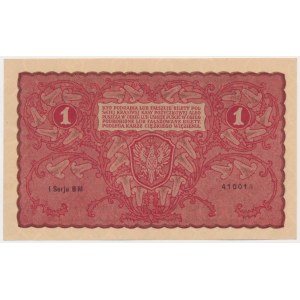 1 mark 1919 - 1st Series BM -.