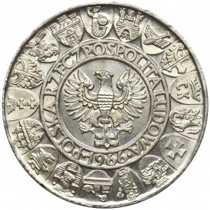 MUSTER, 100 Zloty 1966 Mieszko und Dąbrówka Halbfiguren
