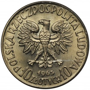 SAMPLE, 10 zlotých 1965 VII století Varšavy