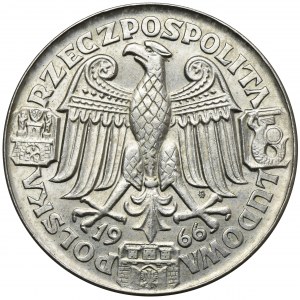 PRÓBA, 100 złotych 1966 Mieszko i Dąbrówka głowy