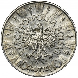 Piłsudski, 10 złotych 1935