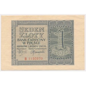 1 złoty 1940 - B -