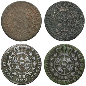 Set, Poniatowski, Pennies (4 pieces).