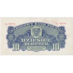 10 złotych 1944 ...owym - XA -