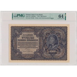 1,000 marks 1919 - III Series AF - PMG 64