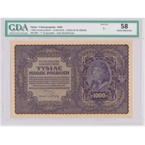 1 000 marek 1919 - I Serja BF - GDA 58