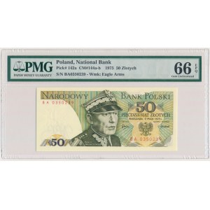50 złotych 1975 - BA - PMG 66 EPQ