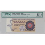 200.000 złotych 1989 - R 0000077 - PMG 64 EPQ - niski numer seryjny