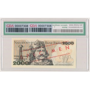 2.000 złotych 1979 - WZÓR - S 0000000 - No.2320 - GDA 66 EPQ
