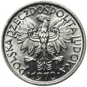 2 złote 1970 Jagody - ostry daszek