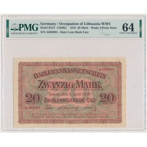 Kowno, 20 Mark 1918 - A - PMG 64