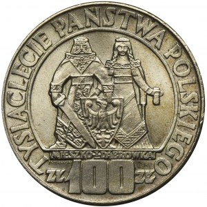 100 zlotých 1966 Mieszko a Dąbrówka
