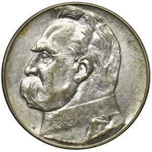 Piłsudski, 10 złotych 1938