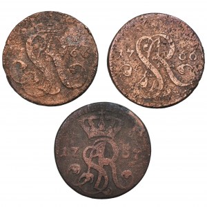 Sada, Poniatowski, Pennies (3 kusy)