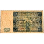 500 zloty 1947 - E3 - PMG 40