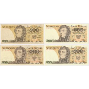 500 Gold 1974-82 (4 pieces).