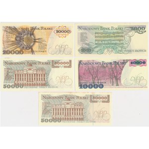 Set, 5,000-50,000 zloty (5 pieces).