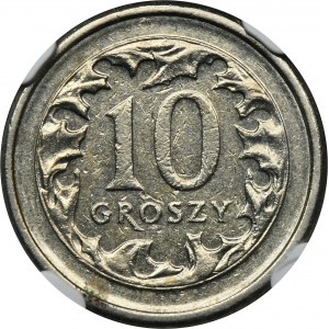 DESTRUKT, 10 pennies 2010 - NGC UNC DETAILS