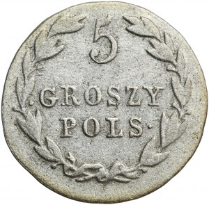 Królestwo Polskie, 5 groszy polskich Warszawa 1823 IB