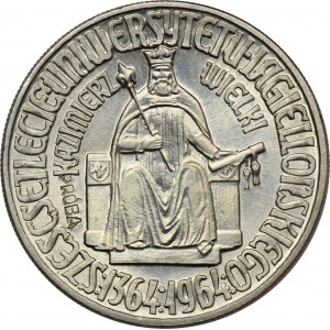 PRÓBA, 10 Zloty 1964 Kasimir der Große - konkave Aufschrift auf der Vorderseite
