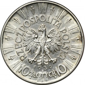 Piłsudski, 10 złotych 1939