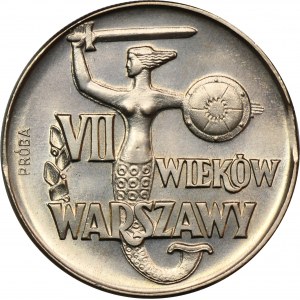 PRÓBA, 10 złotych 1965 VII Wieków Warszawy